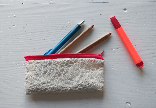 Lace Pencilcase by Hanna Ulala