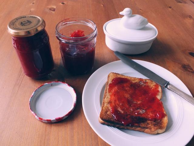 homemade strawberry orange jam