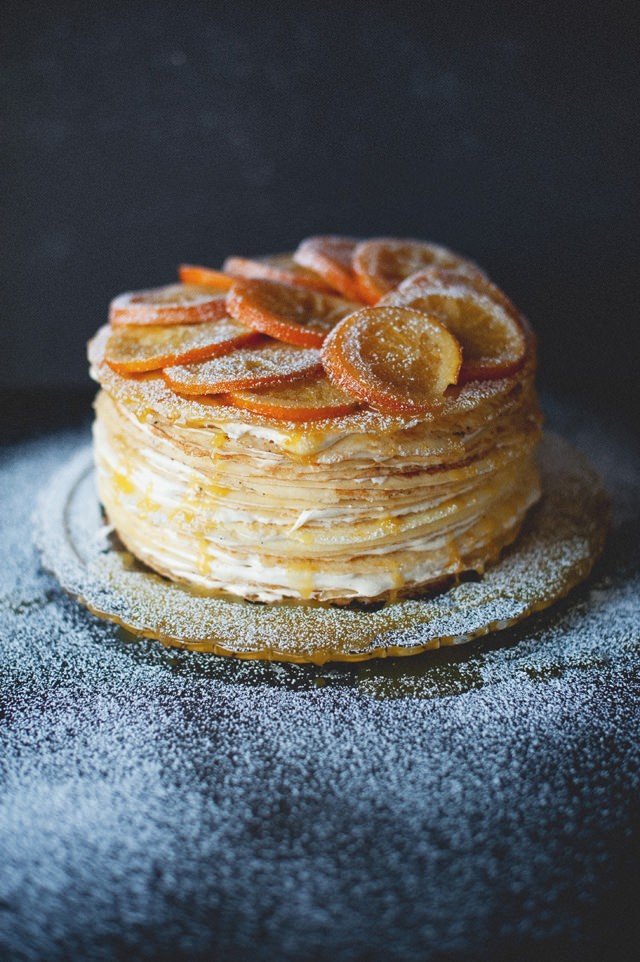 Michelles's Crepe Suzette Cake