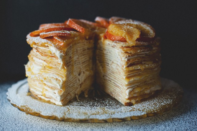 Michelle's Crepe Suzette Cake