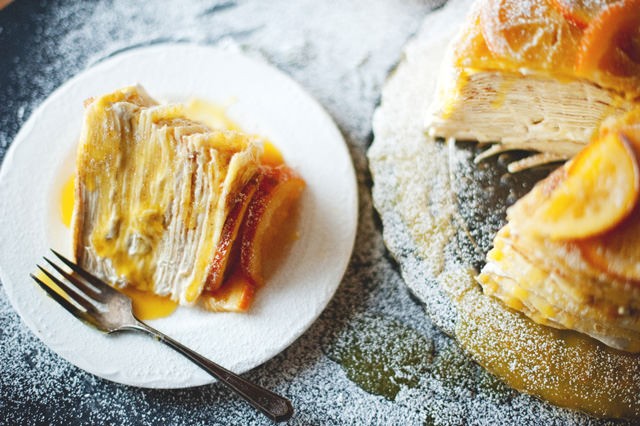 Michelle's Crepe Suzette Cake