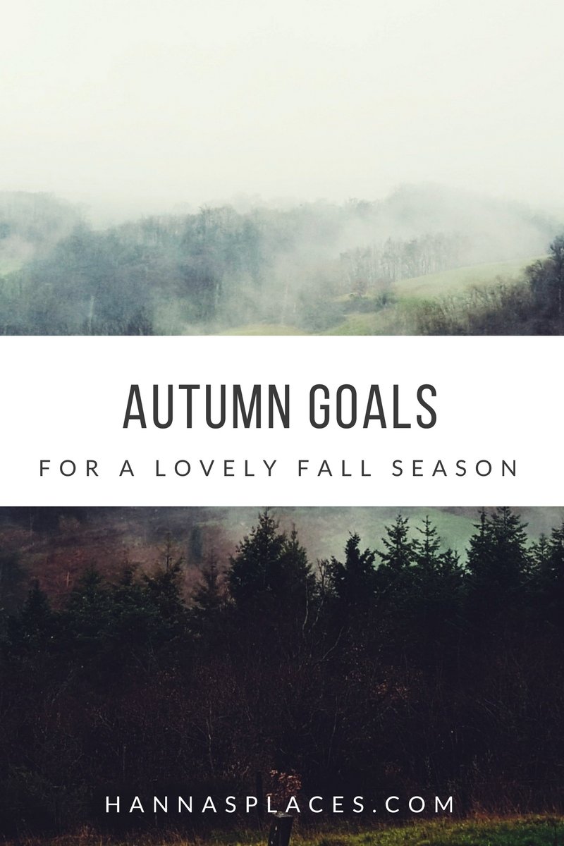 Autumn goals for a beautiful fall season