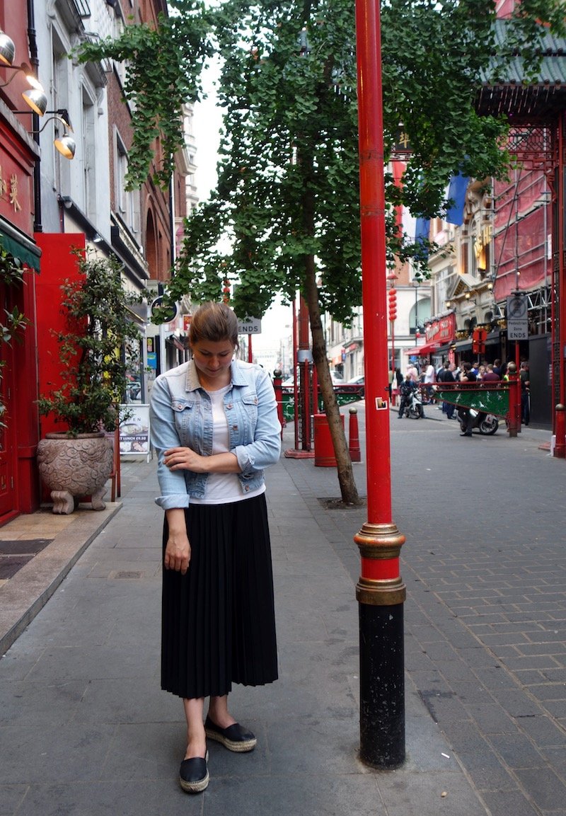 Wearing my culotte in Chinatown - Outfit Post 