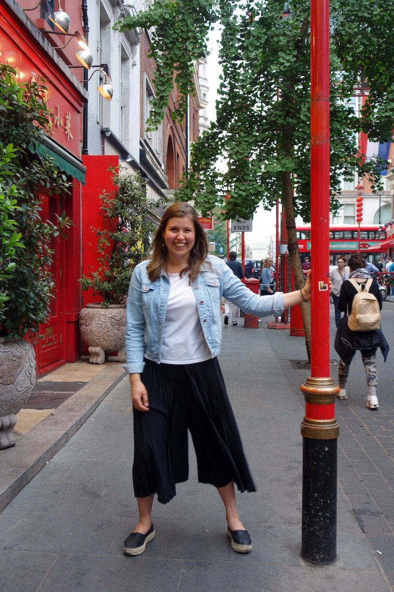 Wearing my culotte in Chinatown - Outfit Post 