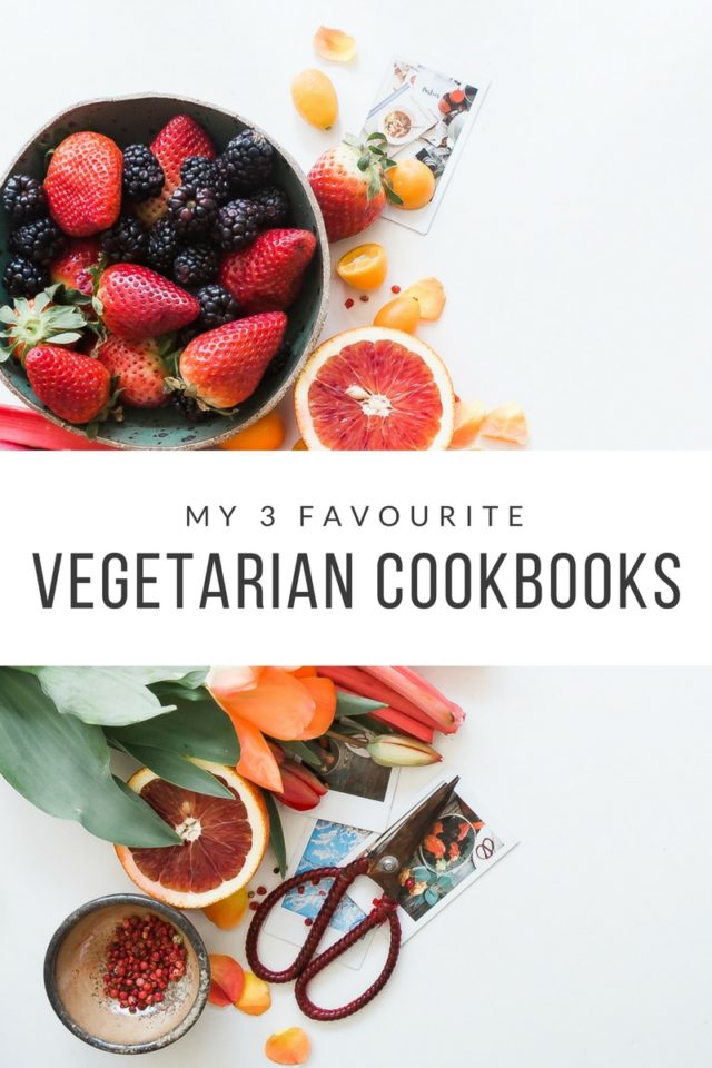 My three favourite vegetarian cookbooks